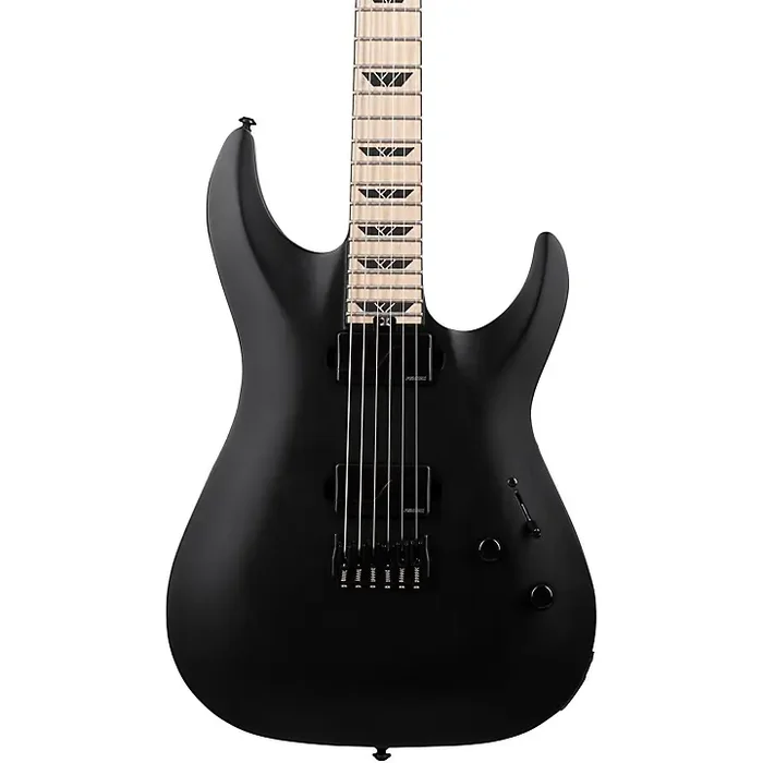 Schecter Guitar Research C-1 SLS Custom Maple Fingerboard Electric Guitar Satin Black Guitar Center