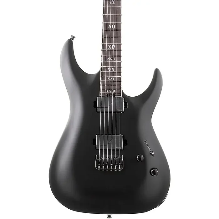 Schecter Guitar Research C-1 SLS Elite Evil Twin Electric Guitar Satin Black Guitar Center