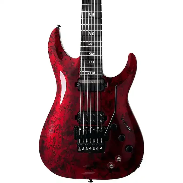 Schecter Guitar Research C-7 FR-S Apocalypse 7-String Electric Guitar Red Reign Guitar Center