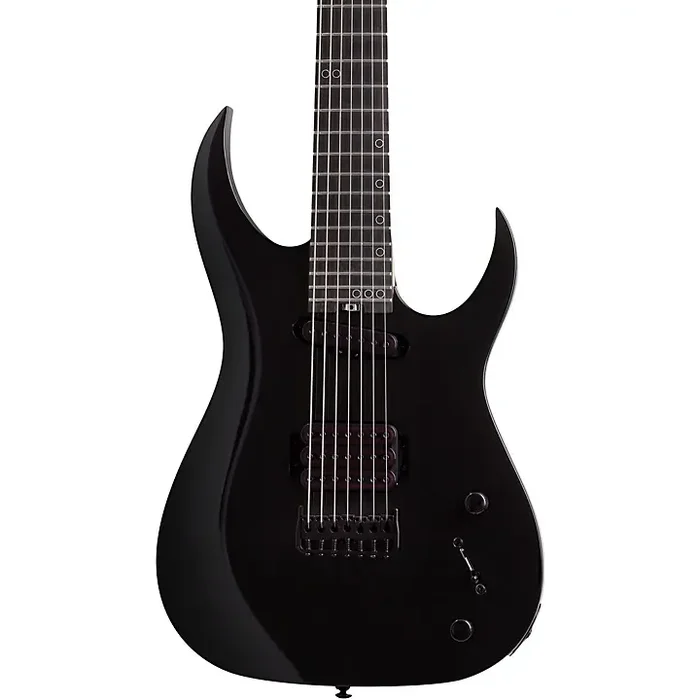 Schecter Guitar Research Sunset 7-String Triad Electric Guitar Gloss Black Guitar Center