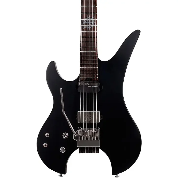 Schecter Guitar Research Synyster Gates Custom- 6 TR-S Headless Left-Handed Electric Guitar Satin Black Guitar Center