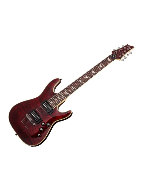 Schecter Omen Extreme-7 7-String Guitar – Black Cherry