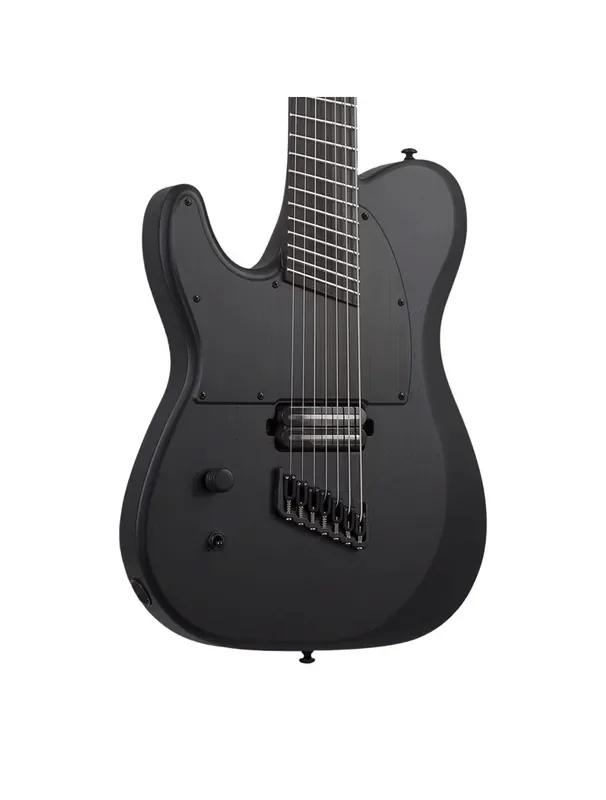 Schecter PT-7 “Black Ops” Left Handed 7-String Multiscale – Satin Black