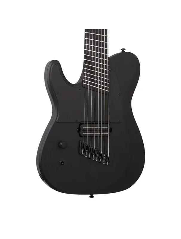 Schecter PT-8 “Black Ops” Left Handed 8-String Multiscale – Satin Black