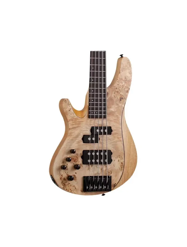 Schecter Reaper-5 Left Handed 5-String Bass – Natural Satin