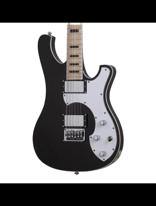 Schecter Stargazer-12 12-String Guitar – Gloss Black – Open Box