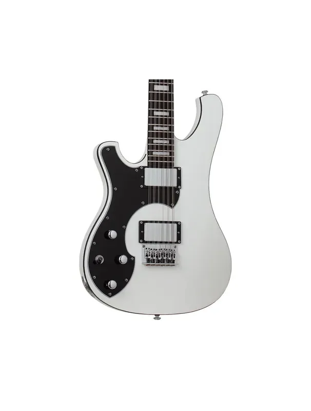Schecter Stargazer-12 Left Handed 12-String Guitar – Gloss White