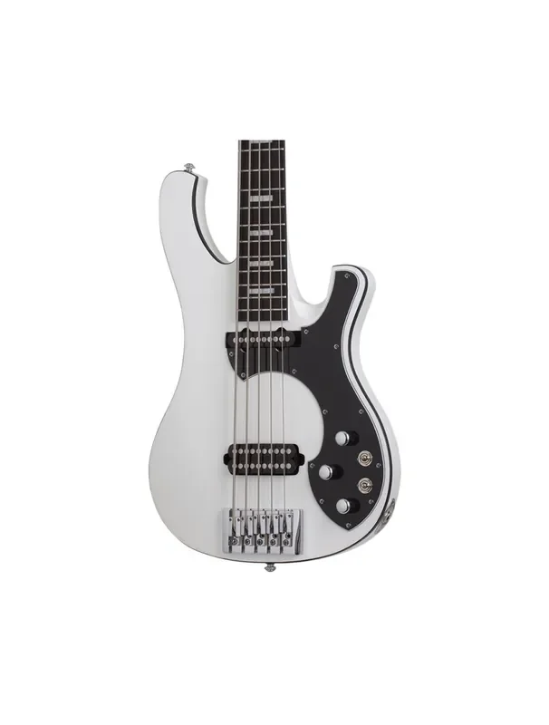 Schecter Stargazer-5 5-String Bass Guitar – Gloss White