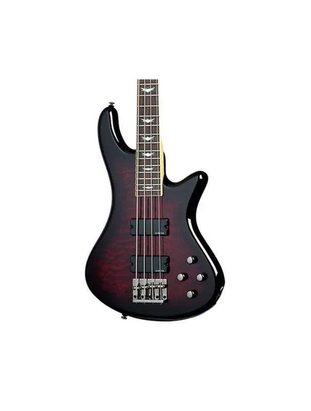 Schecter Stiletto Extreme-4 Bass Guitar – Black Cherry