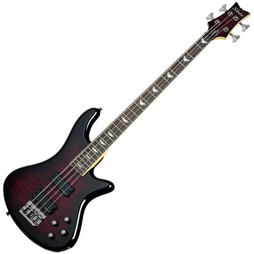 Schecter Stiletto Extreme 4 Bass Guitar – Black Cherry
