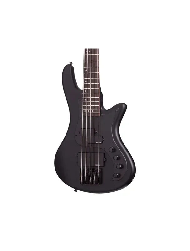 Schecter Stiletto Stealth-5 5-String Bass Guitar – Satin Black