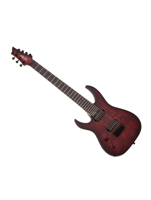 Schecter Sunset-7 Extreme Left Handed – Scarlet Burst