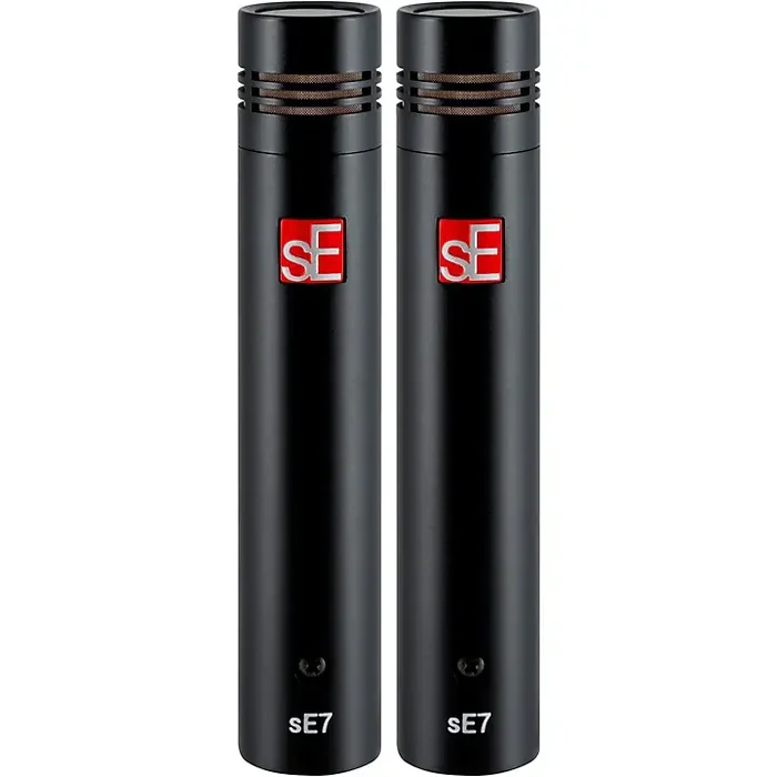 sE Electronics sE7 Small-Diaphragm Condenser Microphone – Matched Pair Black Guitar Center