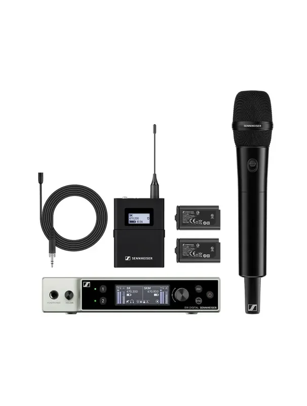 Sennheiser EW-DX MKE 2 / 835-S SET Digital Wireless Mic System (Band R1-9)