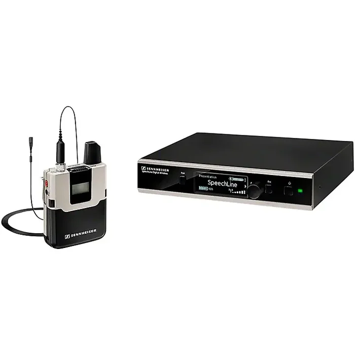 Sennheiser SL Lavalier SET DW-4-US R With MKE 1 Lavalier GA-4 Rackmount Guitar Center