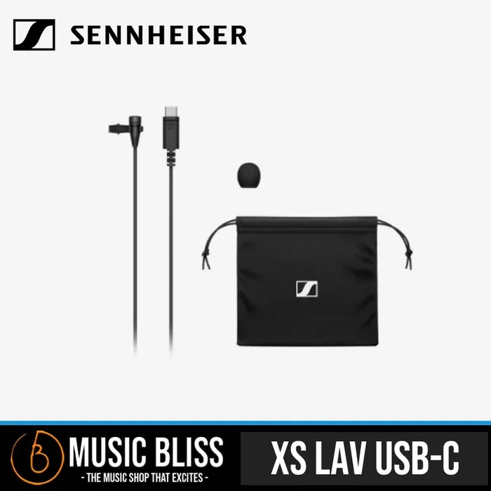 Sennheiser XS Lav USB-C Lapel Microphone (Computers & Mobile Devices with USB-C Ports)