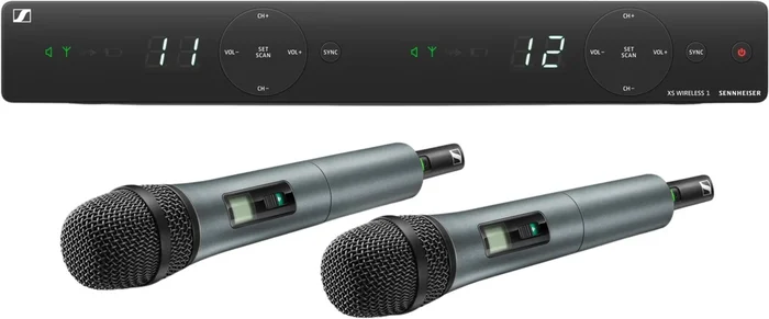 Sennheiser XSW1-825 DUAL-GB Dual Vocal Set – Channel 70 – Andertons Music Co