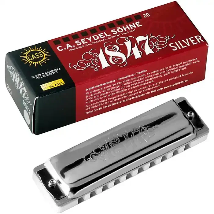 SEYDEL Blues Silver 1847 Harmonica Eb Guitar Center