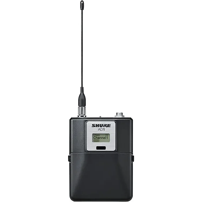 Shure Axient Digital AD1LEMO3 Wireless BodypackTransmitter, LEMO3 Connector Band 1 Black Guitar Center