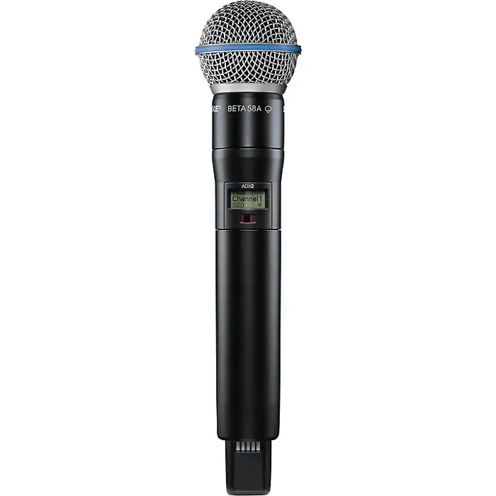 Shure Axient Digital ADX2/B58 Wireless Handheld Microphone Transmitter With BETA 58A Capsule Band G57 Guitar Center