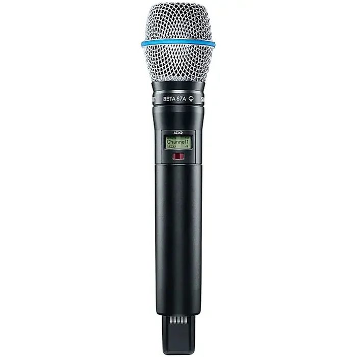 Shure Axient Digital ADX2/B87A Wireless Handheld Microphone Transmitter With BETA 87A Capsule Band G57 Guitar Center