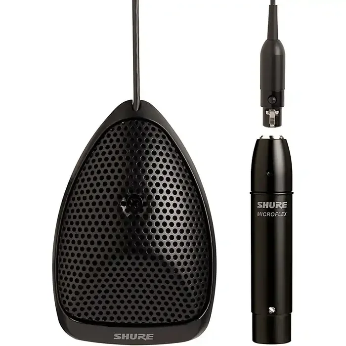 Shure MX391/C Microflex Omnidirectional Boundary Microphone Cardioid Guitar Center