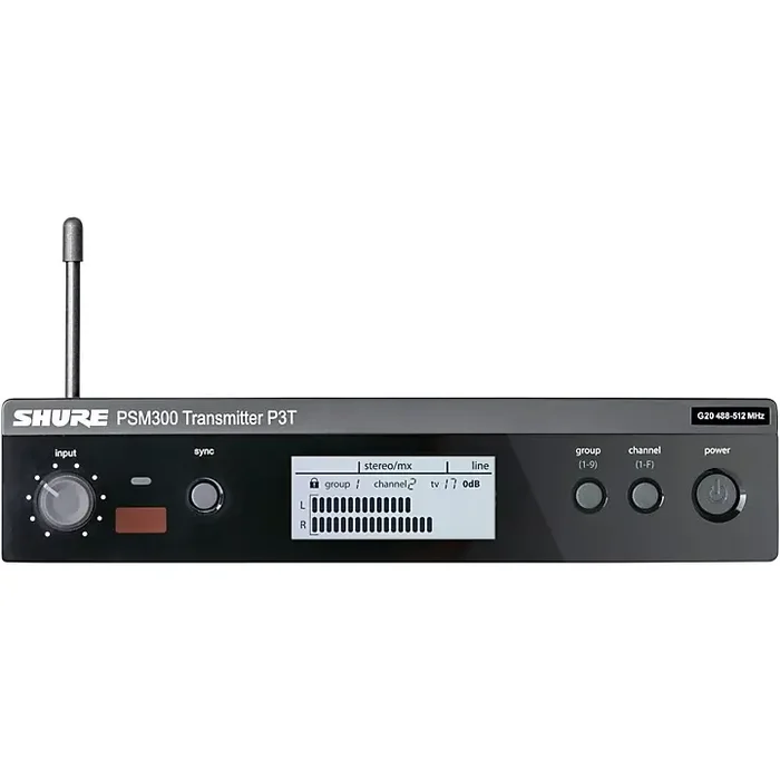 Shure PSM 300 Wireless Transmitter P3T Band H20 Guitar Center