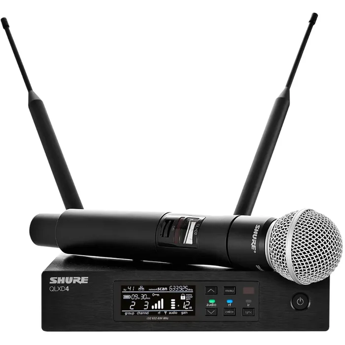 Shure QLXD24/SM58 Handheld Digital Wireless System – H50 Band