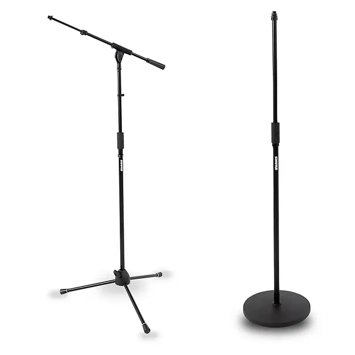 Shure Shure Round 12″ Base and Tripod Mic Stand Set Guitar Center