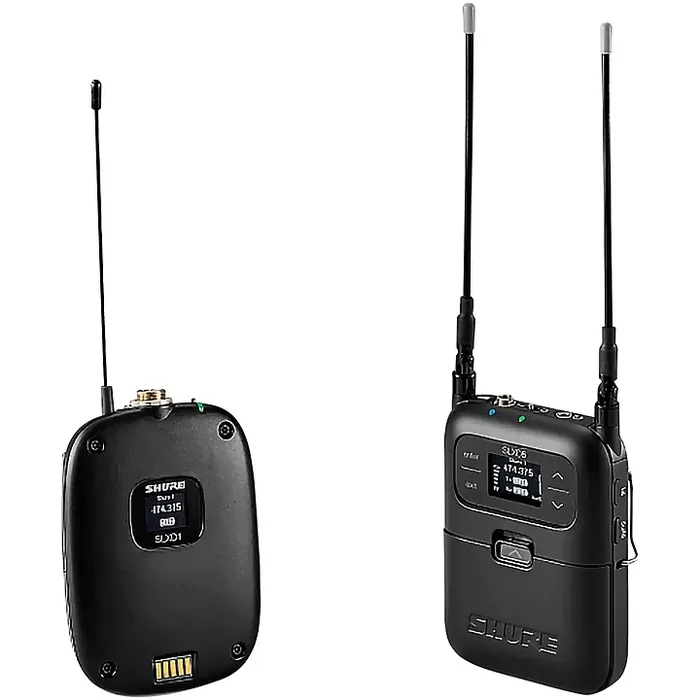 Shure SLXD15/DL4B Portable Digital Wireless Bodypack System with DL4B Lavalier Microphone Band J52 Guitar Center
