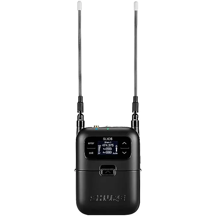 Shure SLXD24/SM58 Portable Digital Wireless Bodypack System With Handheld Transmitter Band H55 Guitar Center