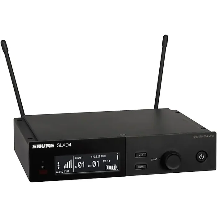 Shure SLXD4 Digital Wireless Receiver Band G58 Guitar Center
