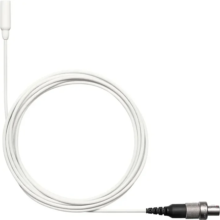 Shure TwinPlex TL48 Subminiature Lavalier Microphone (Accessories Included) LEMO White Guitar Center