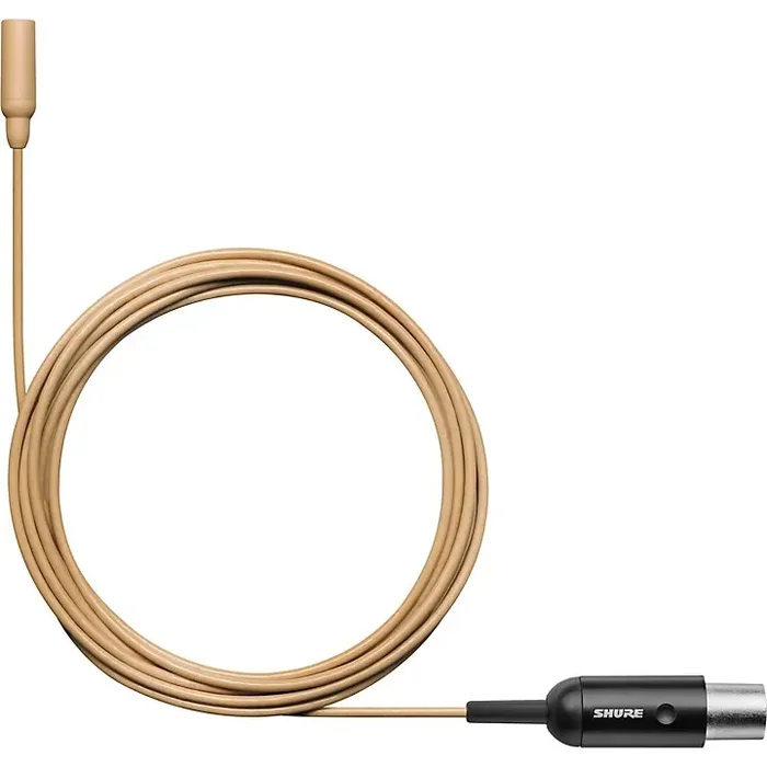 Shure TwinPlex TL48 Subminiature Lavalier Microphone (Accessories Included) MTQG Tan Guitar Center
