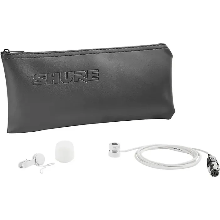 Shure WL185m Cardioid Condenser Lavalier With TA4F Termination White Guitar Center