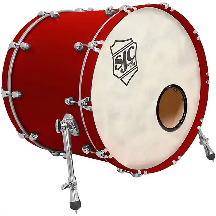SJC Drums Tour Series Add-On Bass Drum With Chrome Hardware 18 x 22 in. Tuscan Red Guitar Center
