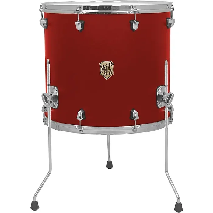 SJC Drums Tour Series Add-On Floor Tom With Chrome Hardware 16 x 18 in. Tuscan Red Guitar Center