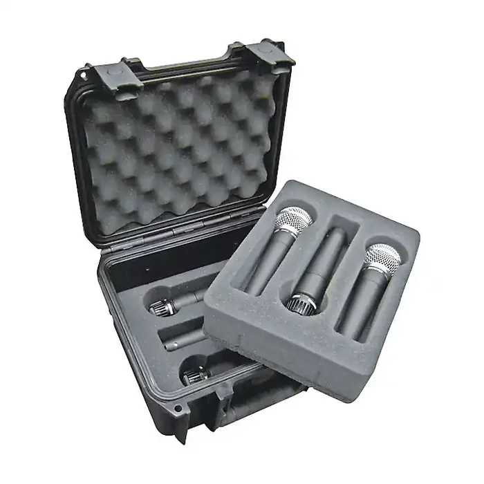 SKB Injection-Molded Microphone Case for 6 Mics Guitar Center