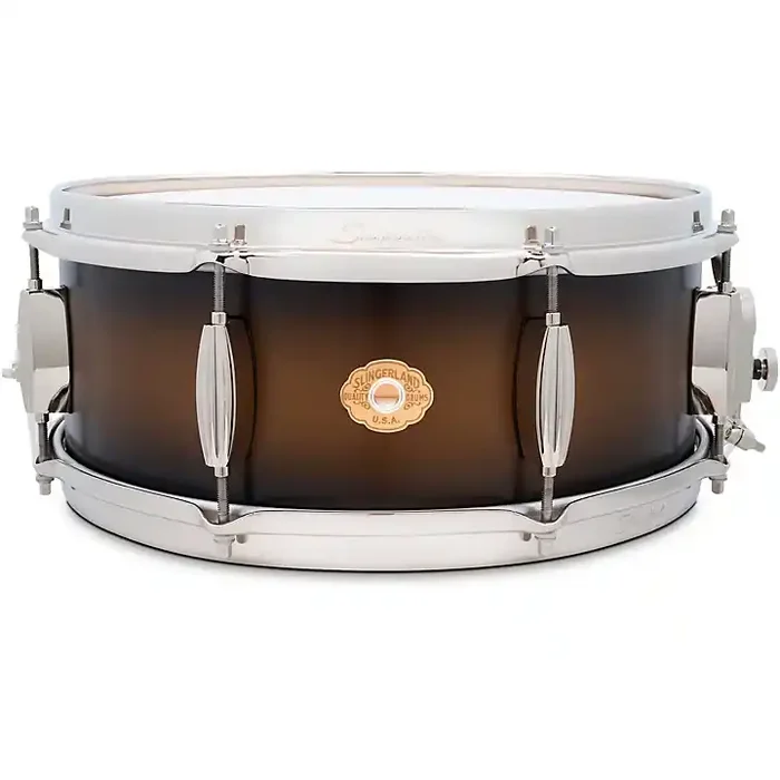 Slingerland Radio King Artist Snare Drum 14 x 5.5 in. Black & Gold Lacquer Guitar Center