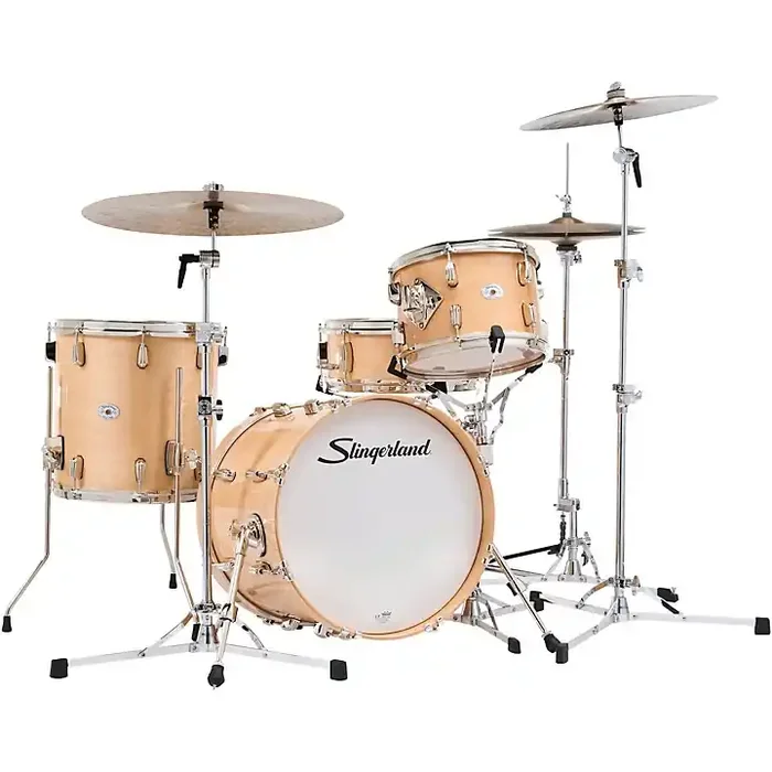Slingerland Studio King 4-Piece Shell Pack With 18″ Bass Drum Ventura Sand Lacquer Guitar Center