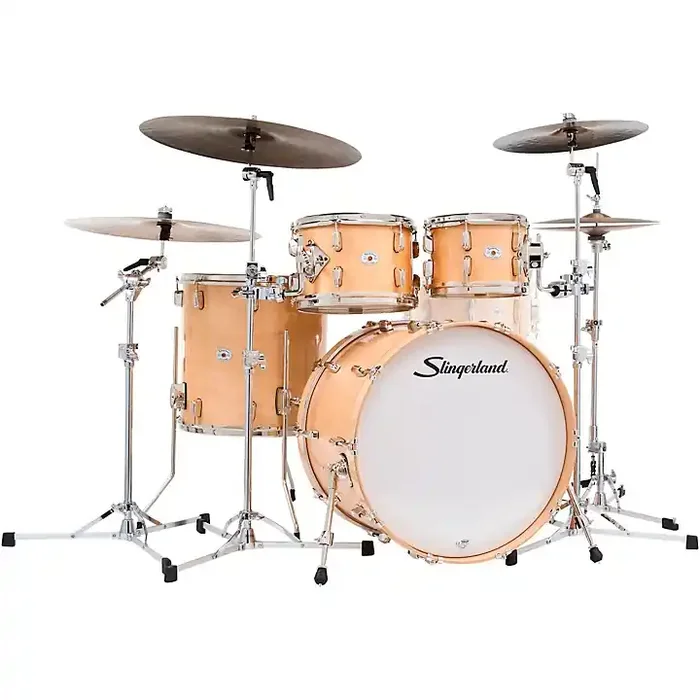 Slingerland Studio King 4-Piece Shell Pack with 22″ Bass Drum Ventura Sand Lacquer Guitar Center