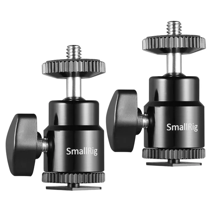 SmallRig Mounting Support Kit with 1/4″-20 Screw for Camera Hot Shoe (2pcs) 2059