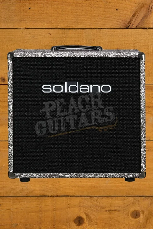Soldano 1×12 Electric Guitar Amplifier Cabinet – Open Back – Snakeskin Tolex