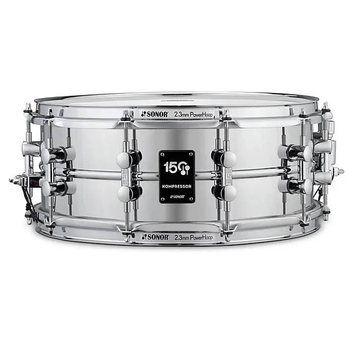 SONOR 150th Anniversary Kompressor Steel Snare Drum 14×5.75″