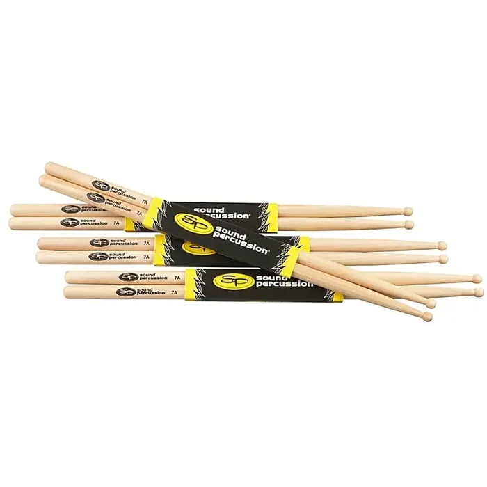 Sound Percussion Labs Hickory Drum Sticks 4-Pack 7A Wood Guitar Center