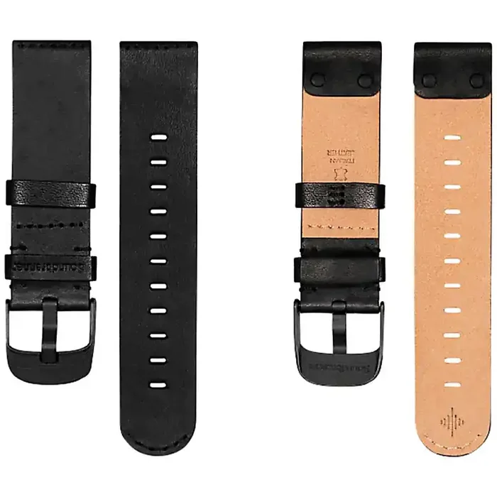 Soundbrenner Black Leather Strap for Core and Core Steel Guitar Center