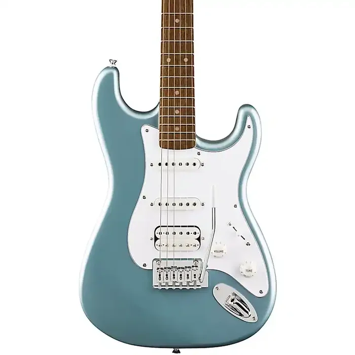 Squier Affinity Series Stratocaster Junior HSS Electric Guitar Ice Blue Metallic Guitar Center