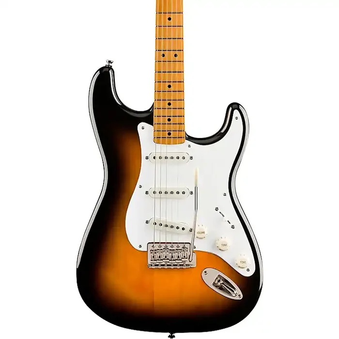 Squier Classic Vibe ‘50s Stratocaster Maple Fingerboard Electric Guitar 2-Color Sunburst Guitar Center