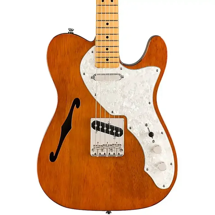 Squier Classic Vibe ‘60s Telecaster Thinline Electric Guitar Natural Guitar Center