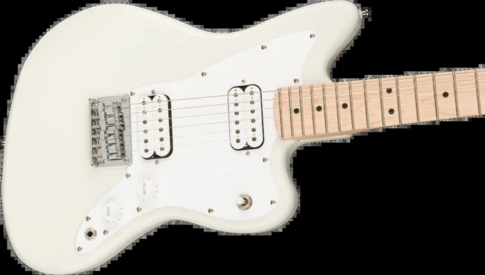 Squier Mini Jazzmaster HH – Maple Fingerboard – Olympic White